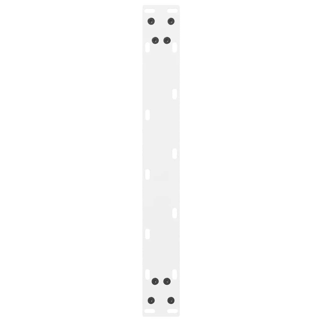 2 db fehér dohányzóasztal láb 50 x (30-31) cm acél