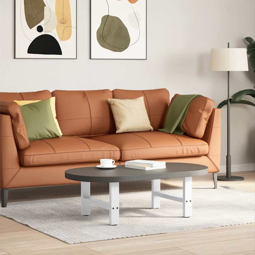 2 db fehér dohányzóasztal láb 50 x (30-31) cm acél