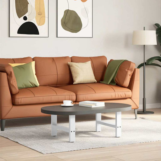 2 db fehér dohányzóasztal láb 50 x (30-31) cm acél