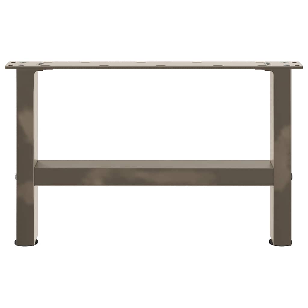 2 db natúr acél dohányzóasztal láb 50 x (30-31) cm acél