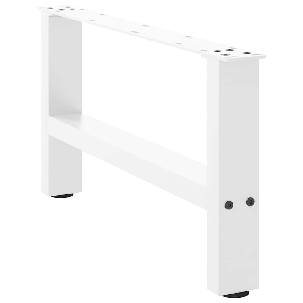 2 db fehér dohányzóasztal láb 60 x (30-31) cm acél