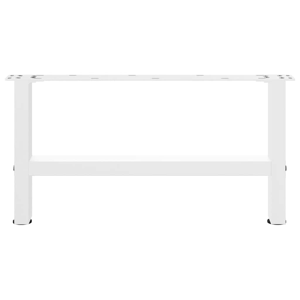 2 db fehér dohányzóasztal láb 60 x (30-31) cm acél