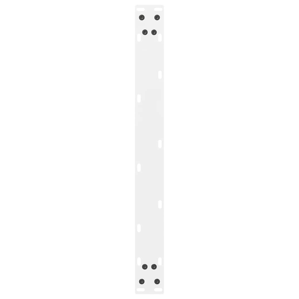 2 db fehér dohányzóasztal láb 60 x (30-31) cm acél