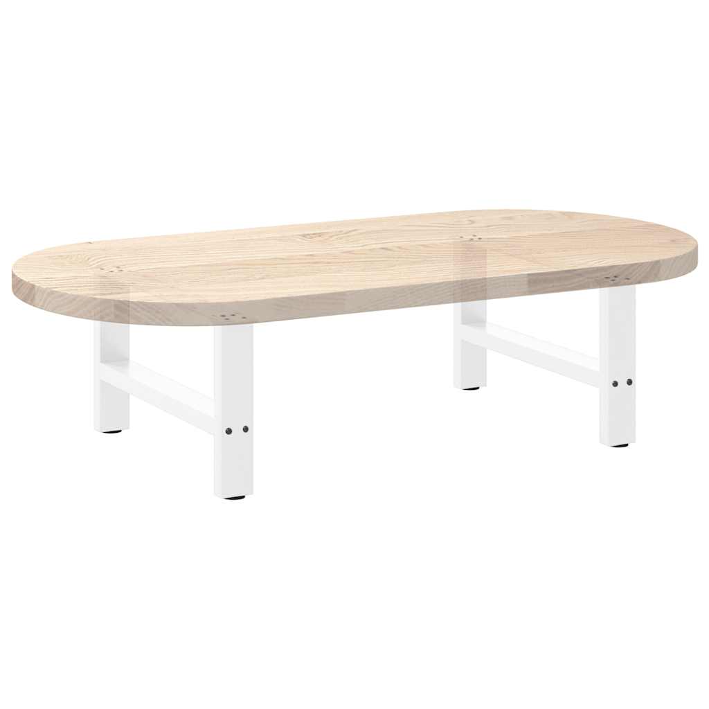 2 db fehér dohányzóasztal láb 60 x (30-31) cm acél