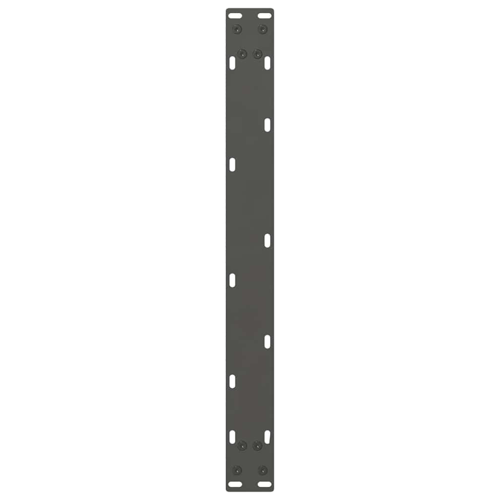 2 db antracitszürke acél dohányzóasztal láb 60 x (30-31) cm