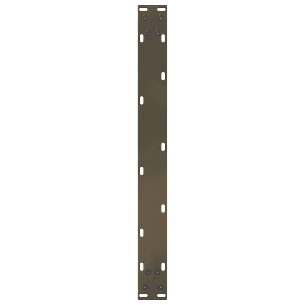 2 db natúr acél dohányzóasztal láb 60 x (30-31) cm acél