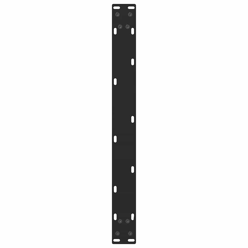 2 db fekete acél dohányzóasztal láb 70 x (30-31) cm