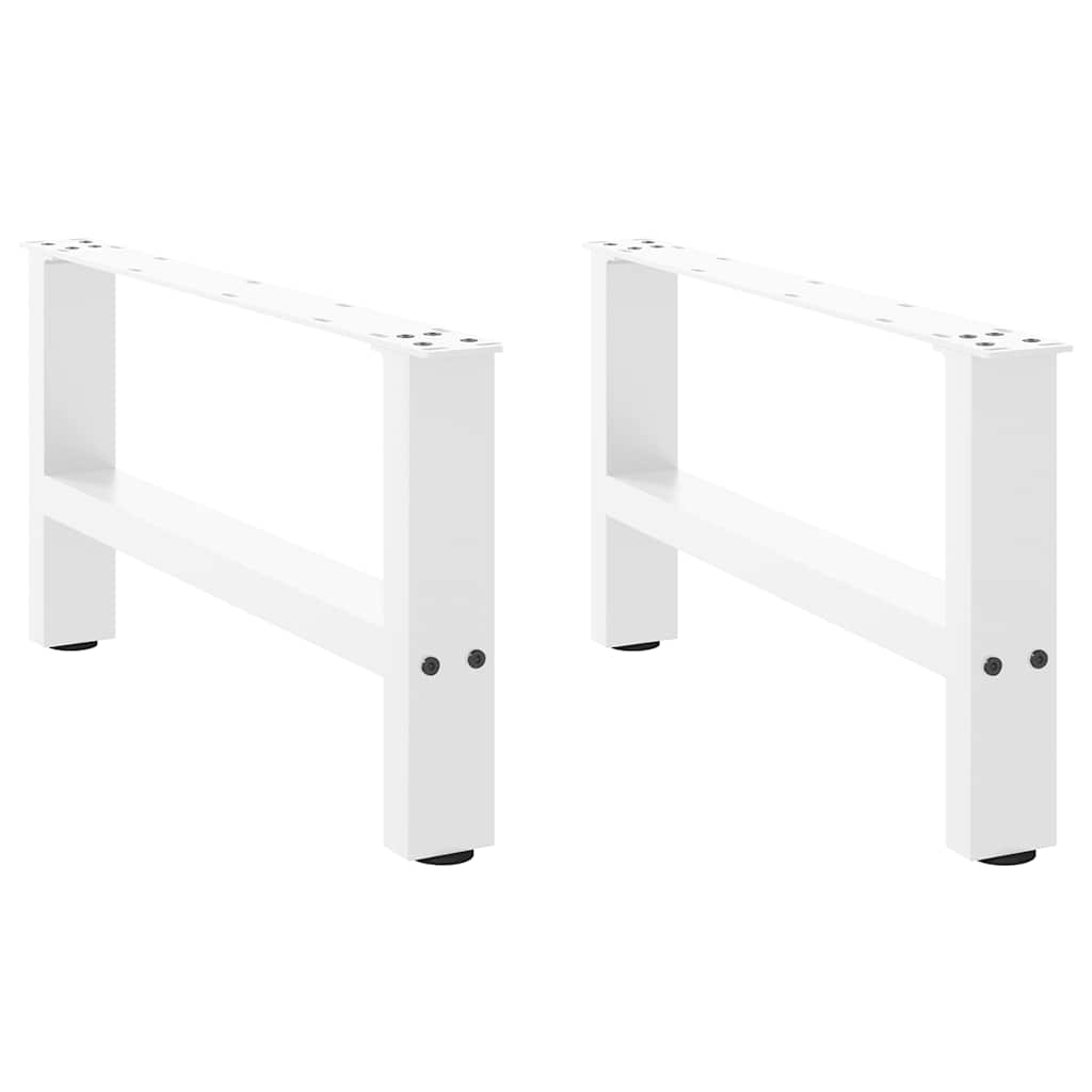 2 db fehér dohányzóasztal láb 70 x (30-31) cm acél