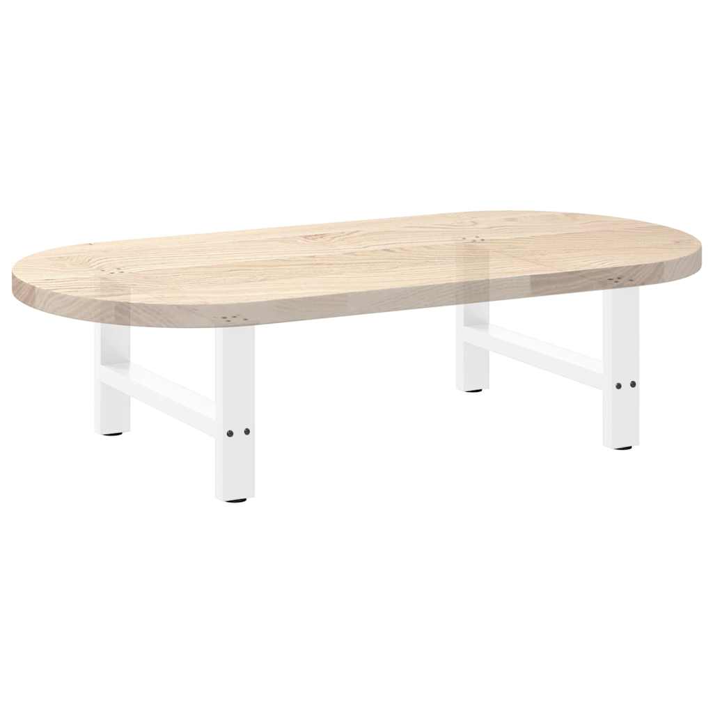 2 db fehér dohányzóasztal láb 70 x (30-31) cm acél