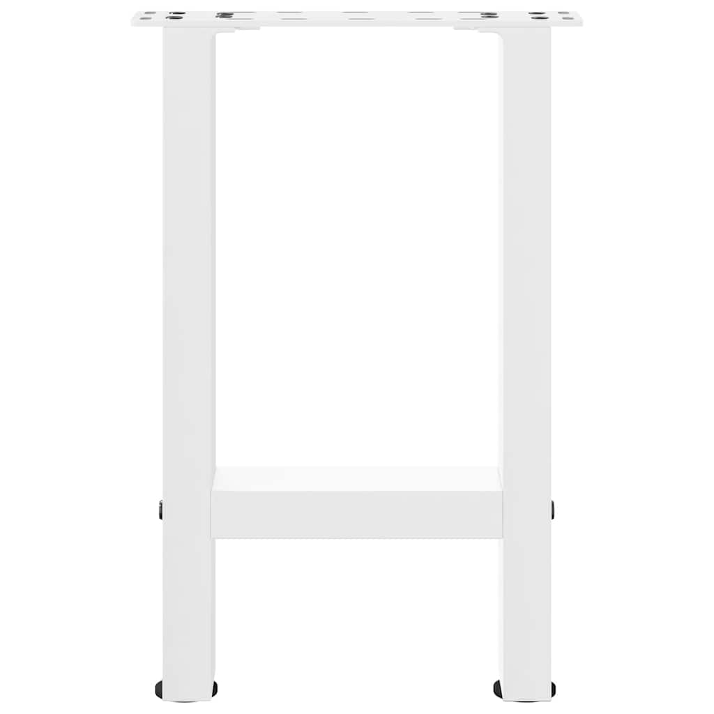 2 db fehér dohányzóasztal láb 28 x (42-43) cm acél