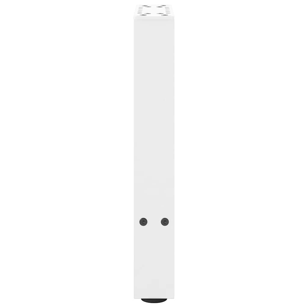 2 db fehér dohányzóasztal láb 28 x (42-43) cm acél