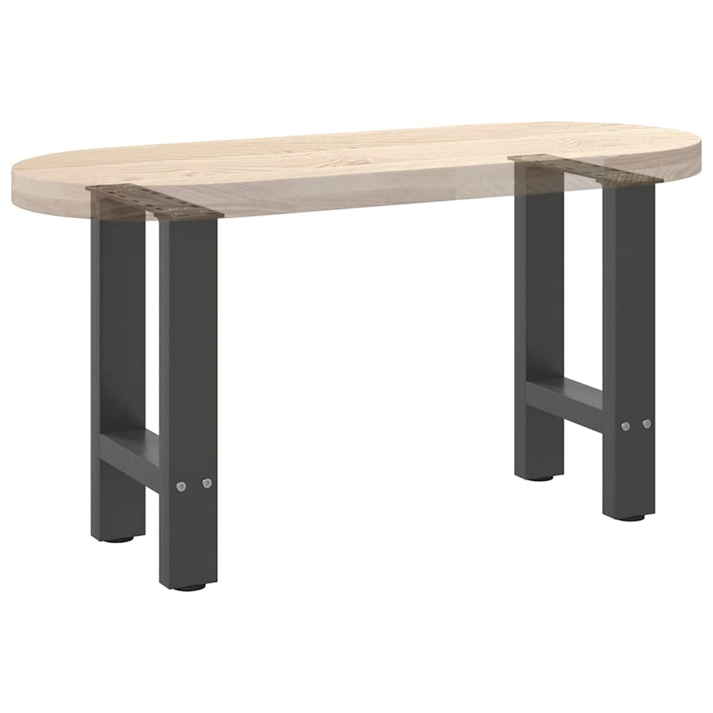 2 db antracitszürke acél dohányzóasztal láb 28 x (42-43) cm