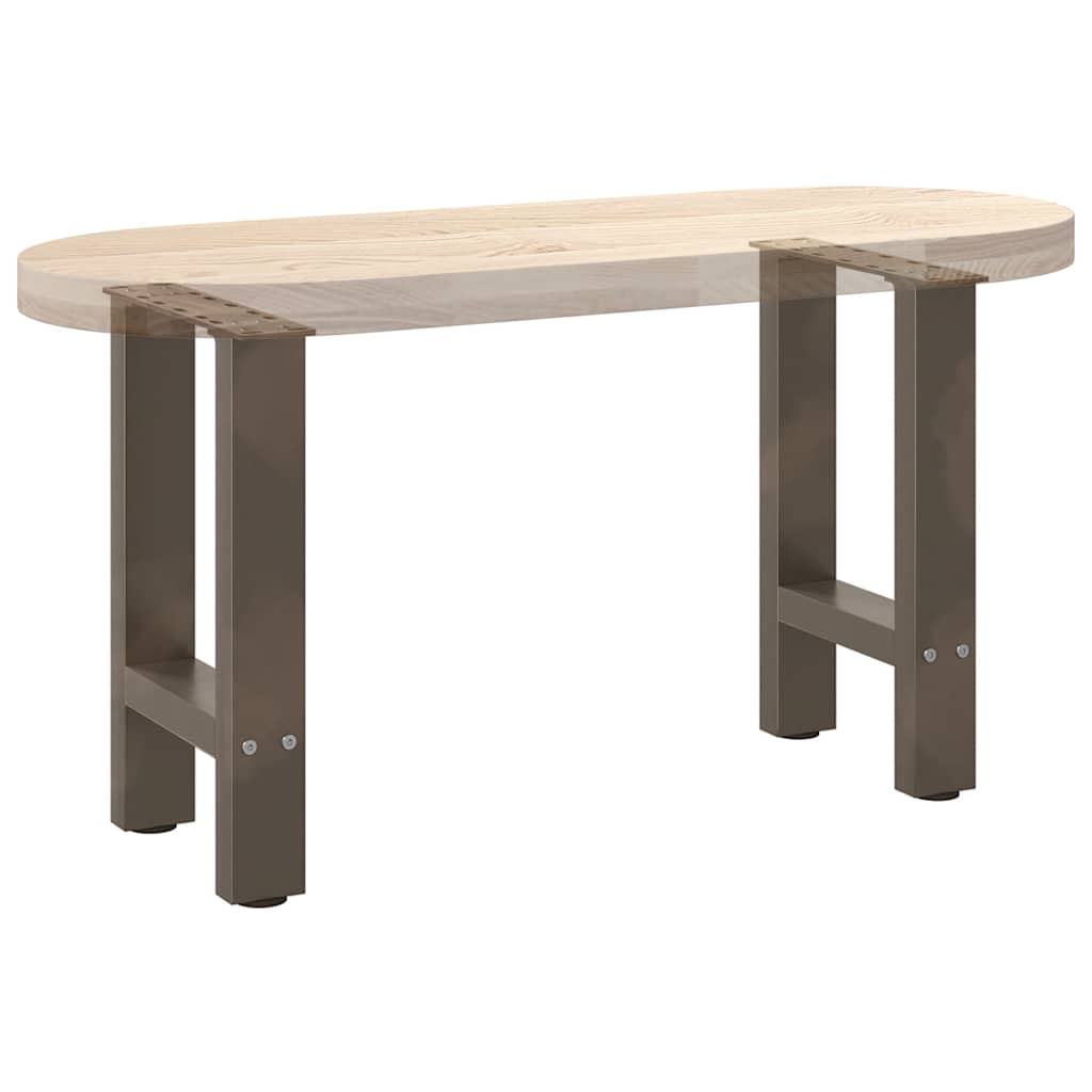 2 db natúr acél dohányzóasztal láb 28 x (42-43) cm acél