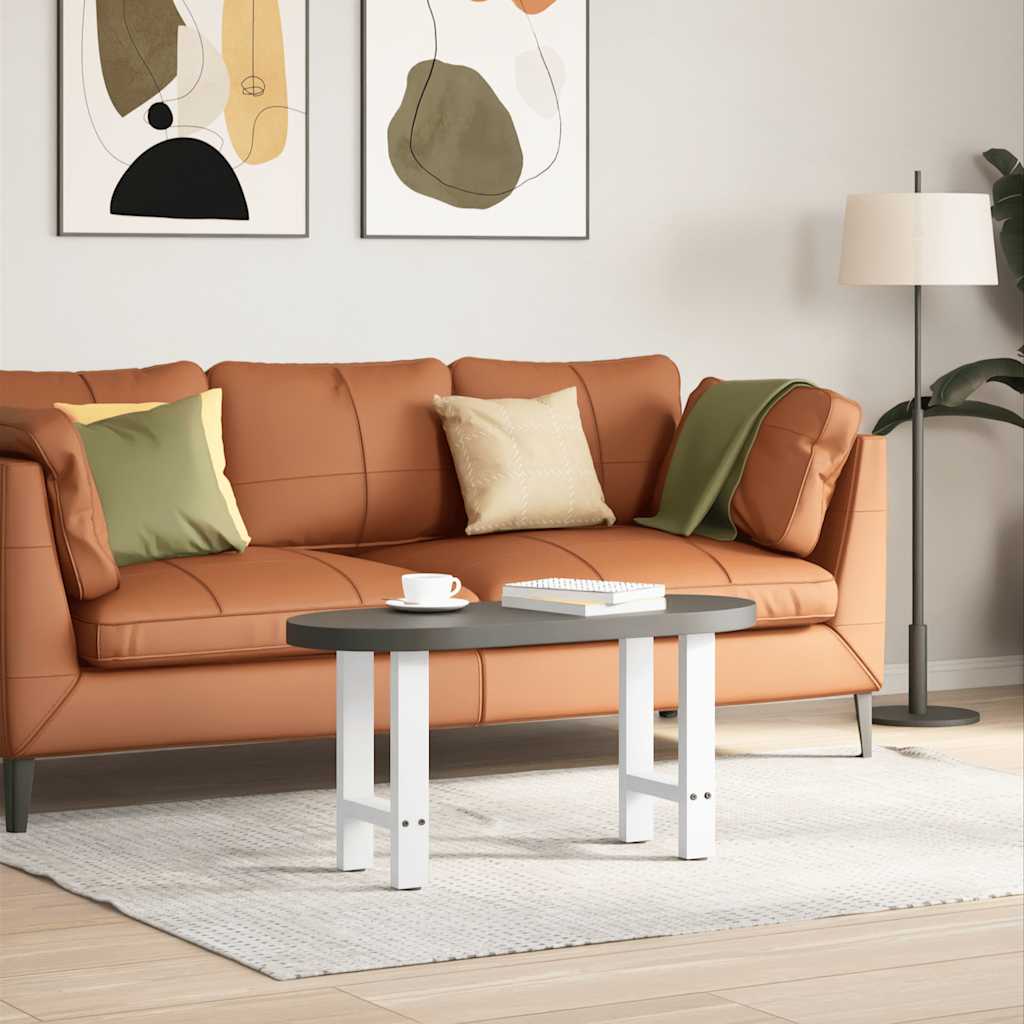 2 db fehér dohányzóasztal láb 38 x (42-43) cm acél