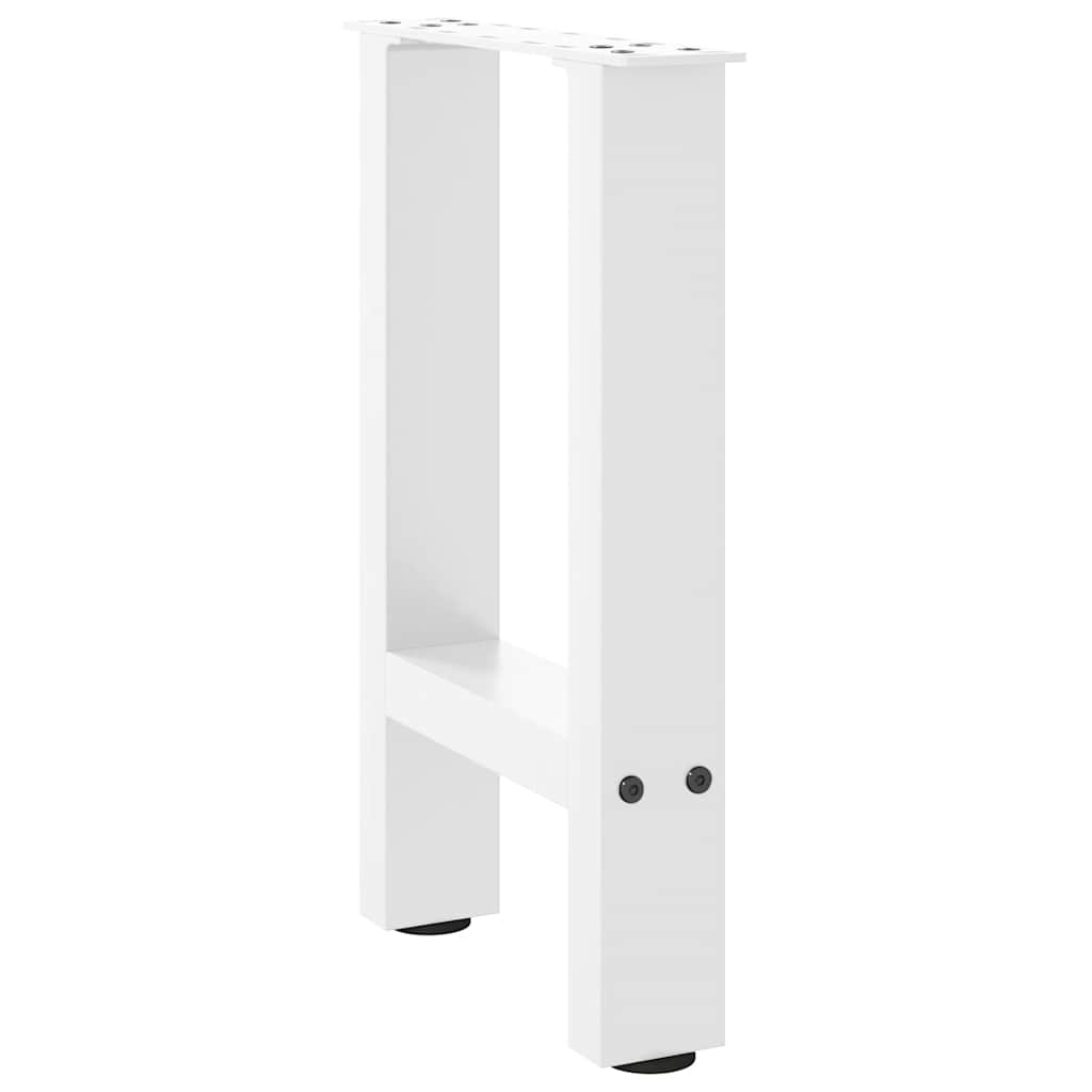 2 db fehér dohányzóasztal láb 38 x (42-43) cm acél