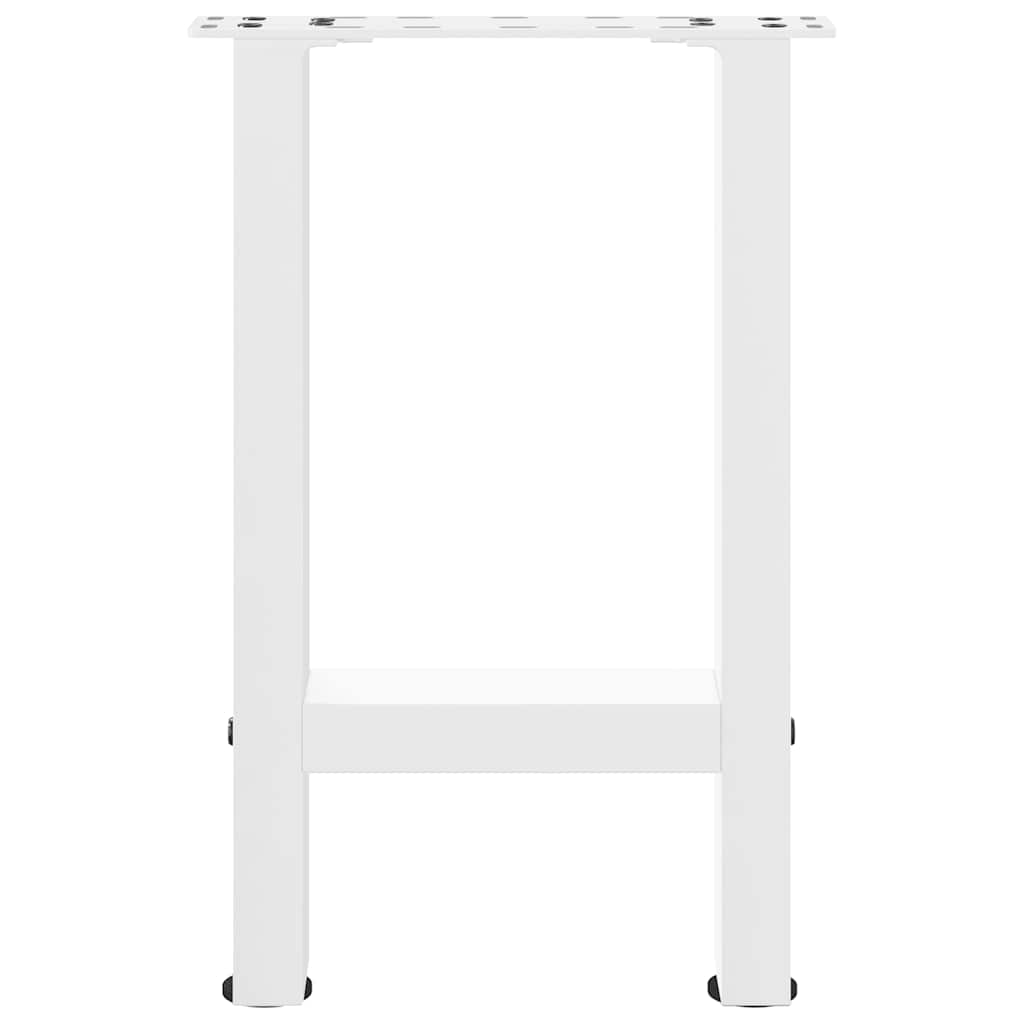 2 db fehér dohányzóasztal láb 38 x (42-43) cm acél