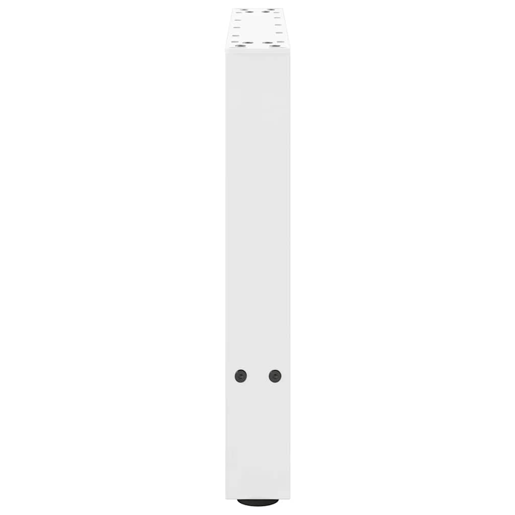 2 db fehér dohányzóasztal láb 50 x (42-43) cm acél