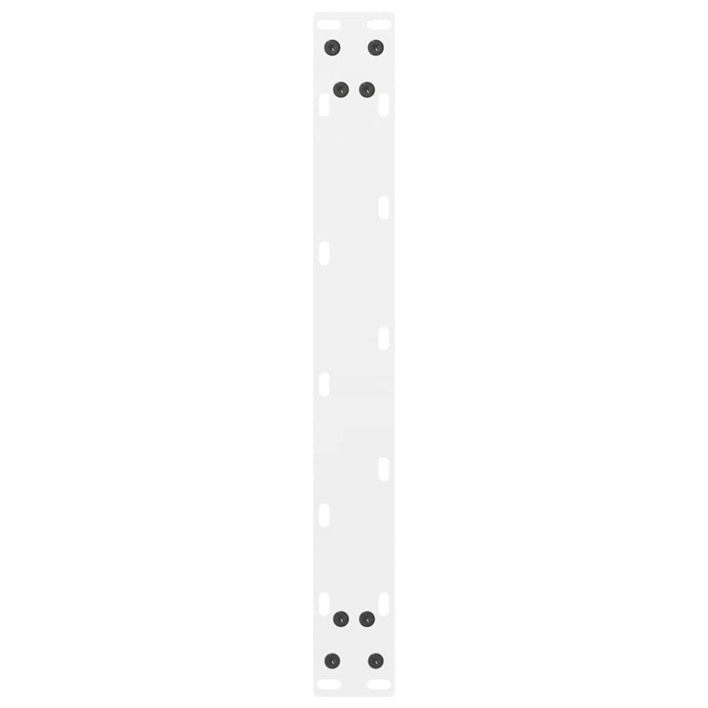 2 db fehér dohányzóasztal láb 50 x (42-43) cm acél