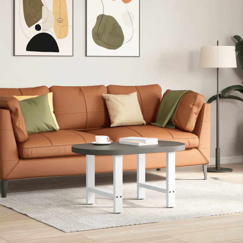 2 db fehér dohányzóasztal láb 50 x (42-43) cm acél