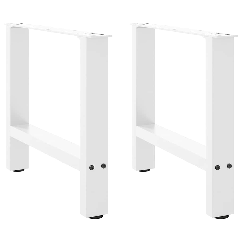 2 db fehér dohányzóasztal láb 60 x (42-43) cm acél