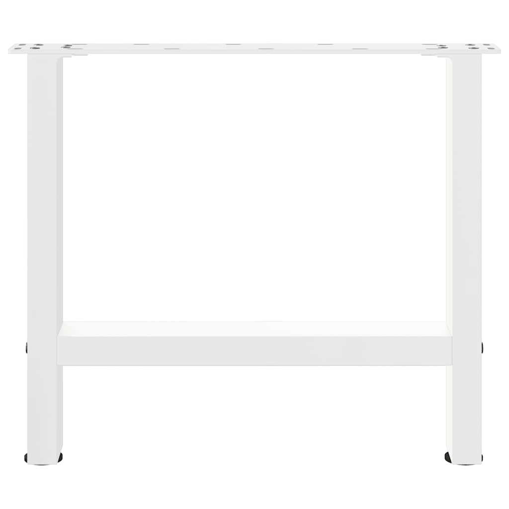 2 db fehér dohányzóasztal láb 60 x (42-43) cm acél