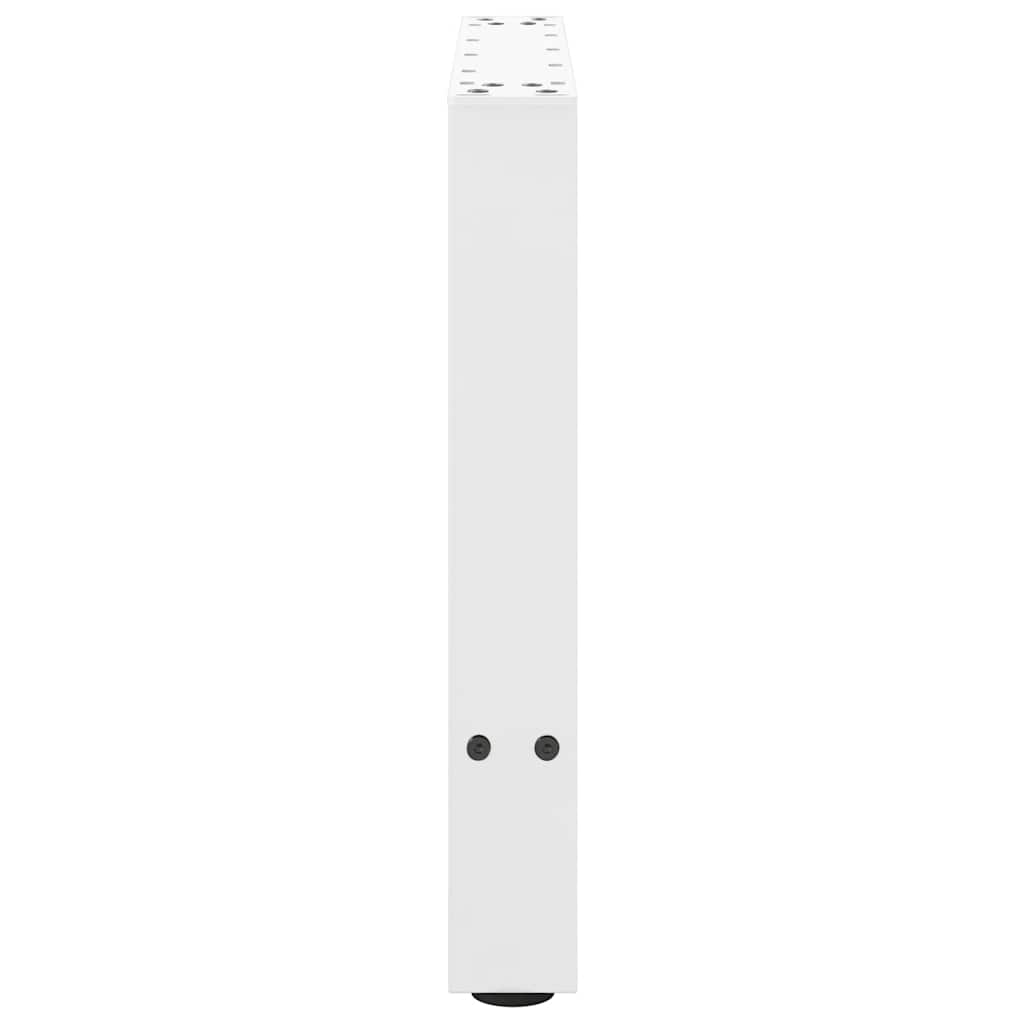 2 db fehér dohányzóasztal láb 60 x (42-43) cm acél
