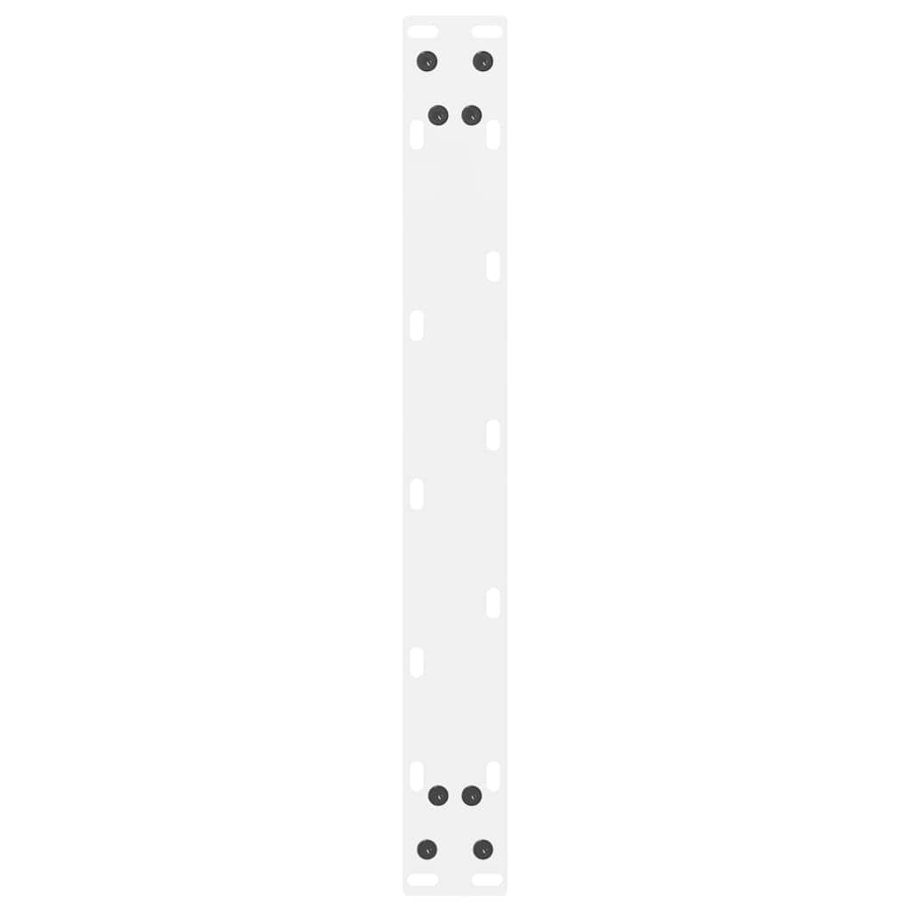 2 db fehér dohányzóasztal láb 60 x (42-43) cm acél