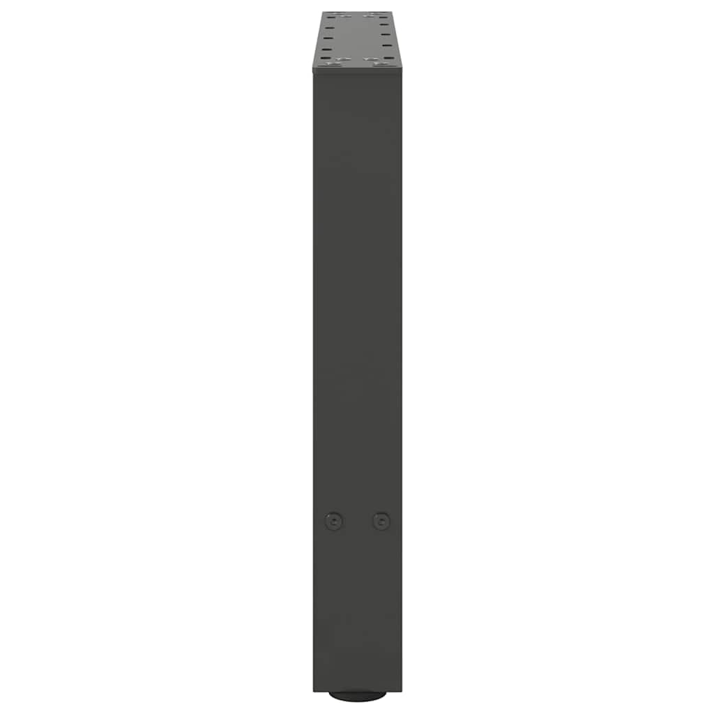 2 db antracitszürke acél dohányzóasztal láb 60 x (42-43) cm