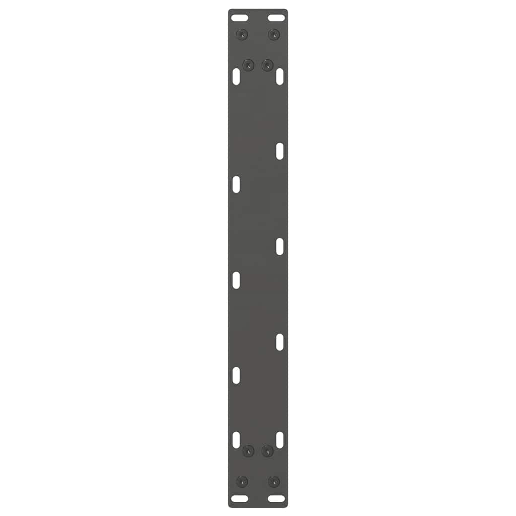 2 db antracitszürke acél dohányzóasztal láb 60 x (42-43) cm