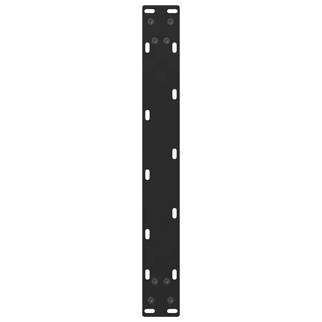 2 db fekete acél dohányzóasztal láb 70 x (42-43) cm