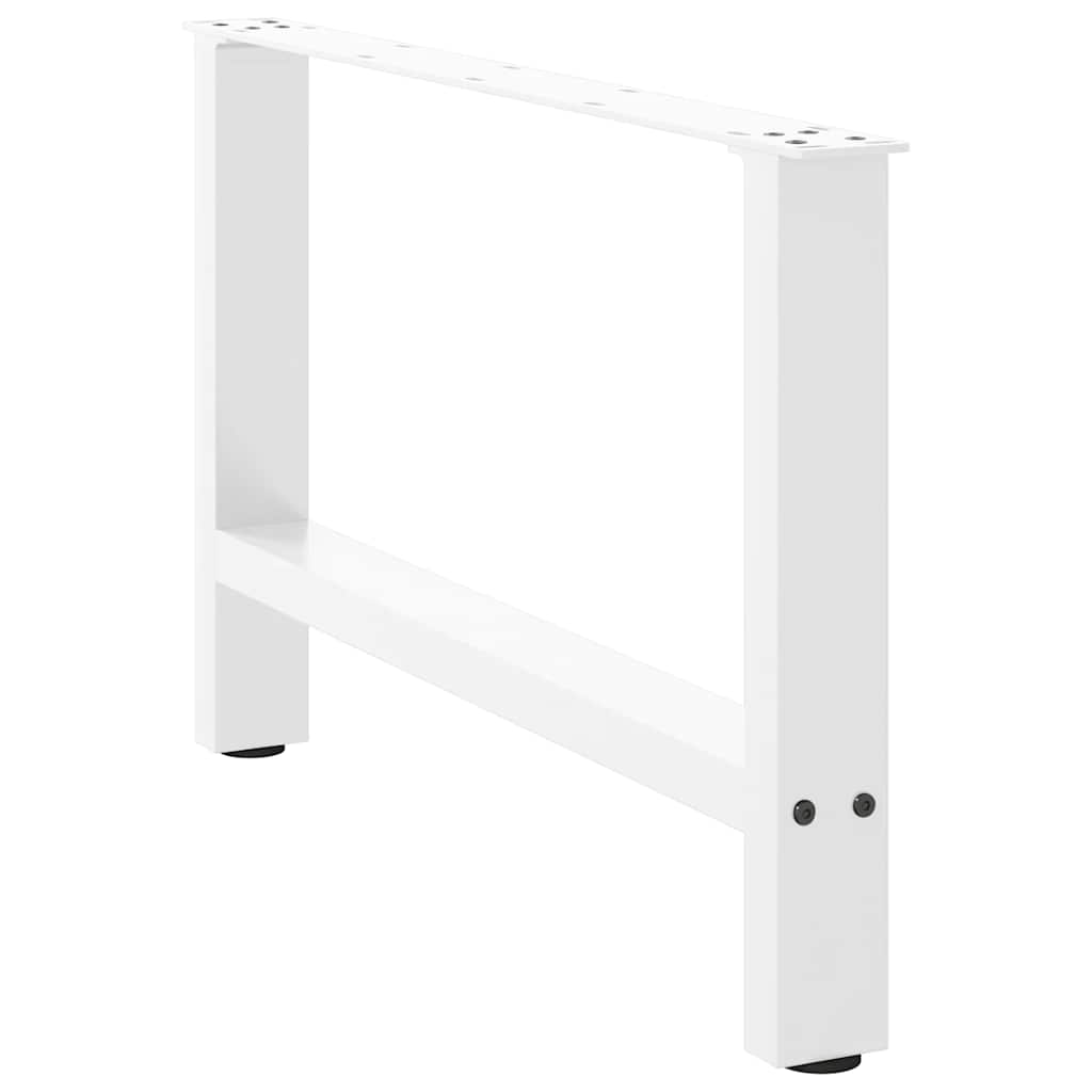 2 db fehér dohányzóasztal láb 70 x (42-43) cm acél