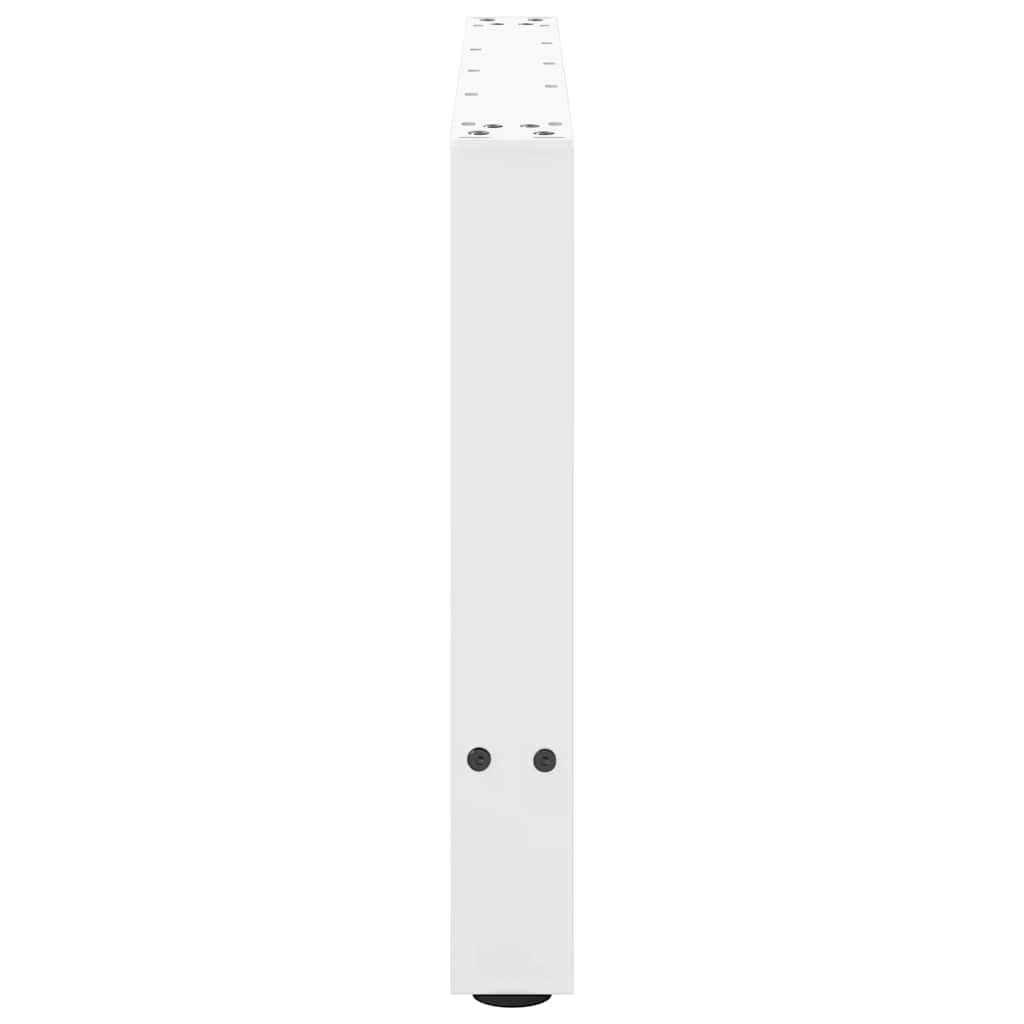 2 db fehér dohányzóasztal láb 70 x (42-43) cm acél