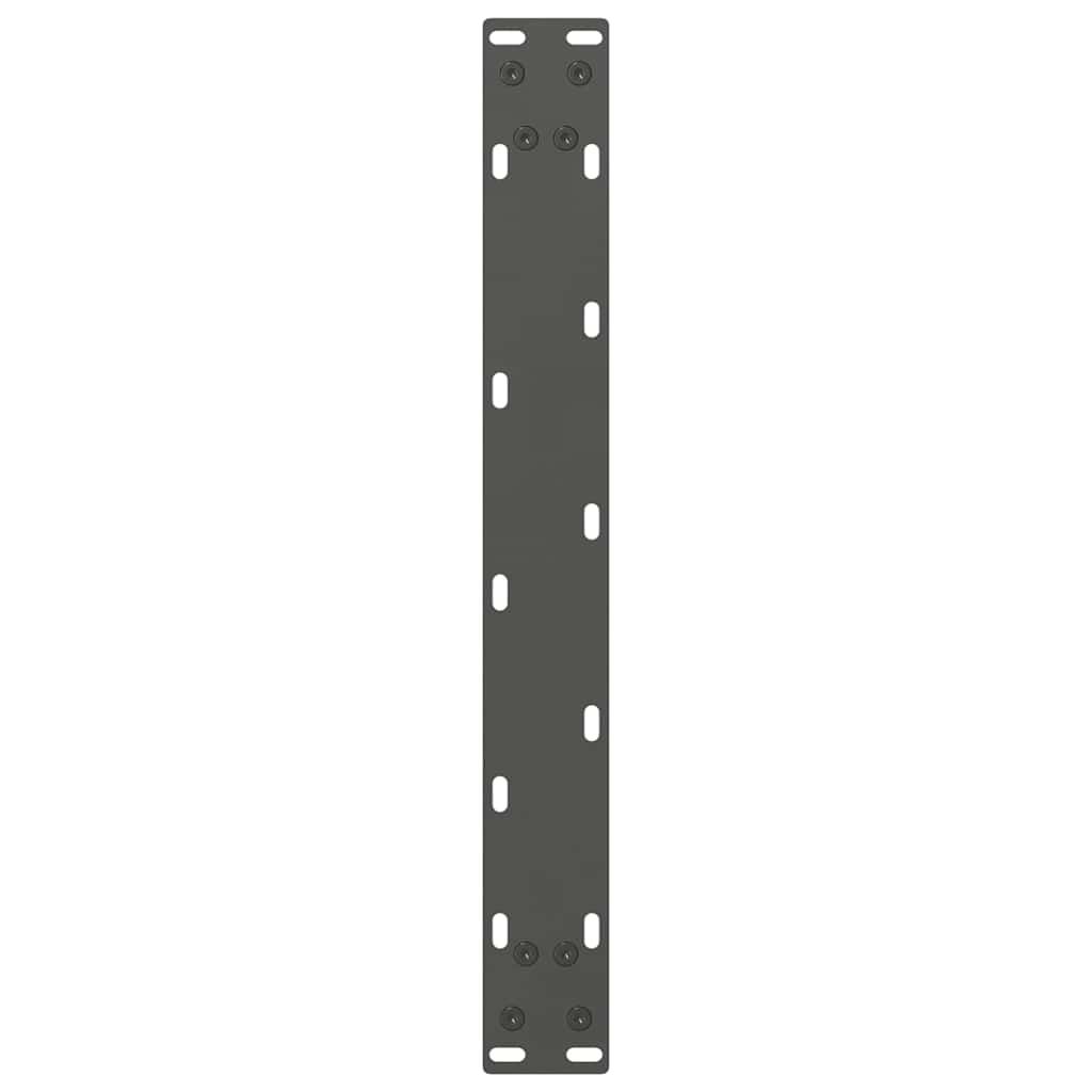 2 db antracitszürke acél dohányzóasztal láb 70 x (42-43) cm