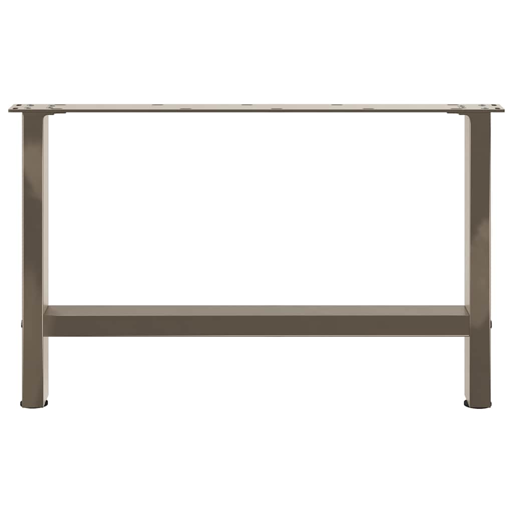 2 db natúr acél dohányzóasztal láb 70 x (42-43) cm acél