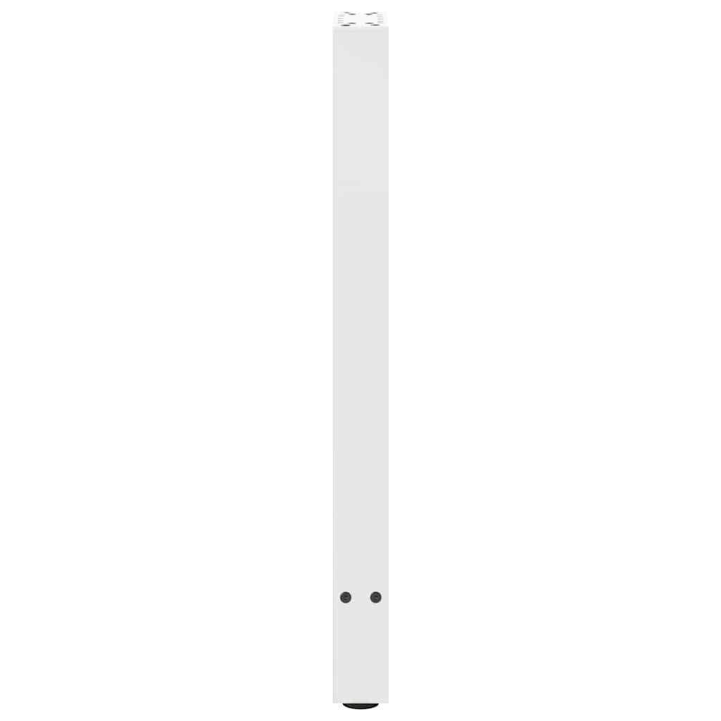2 db fehér acél konzolasztal láb 28 x (72-73) cm