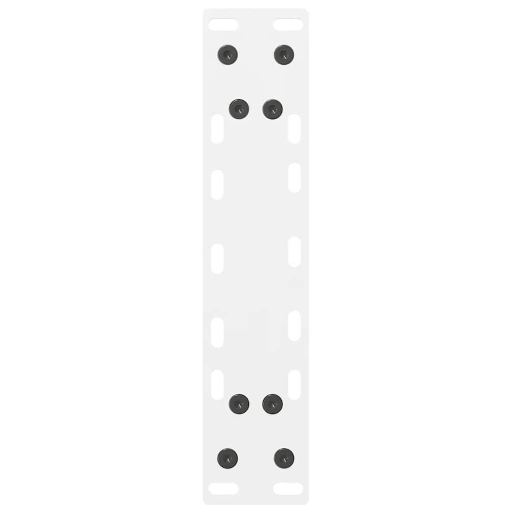 2 db fehér acél konzolasztal láb 28 x (72-73) cm
