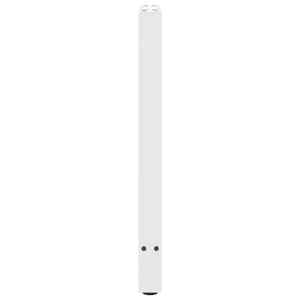 2 db fehér acél konzolasztal láb 38x(72-73) cm