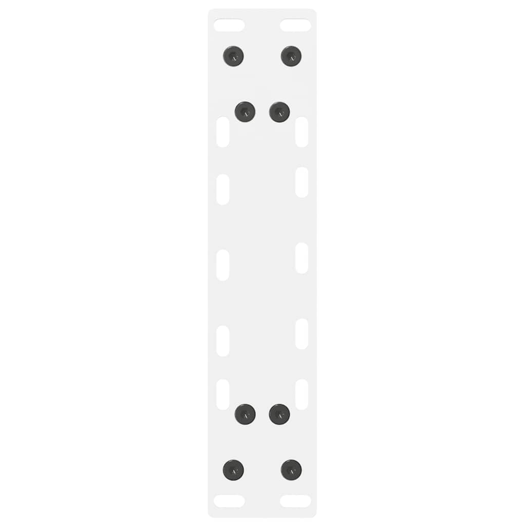 2 db fehér acél konzolasztal láb 38x(72-73) cm