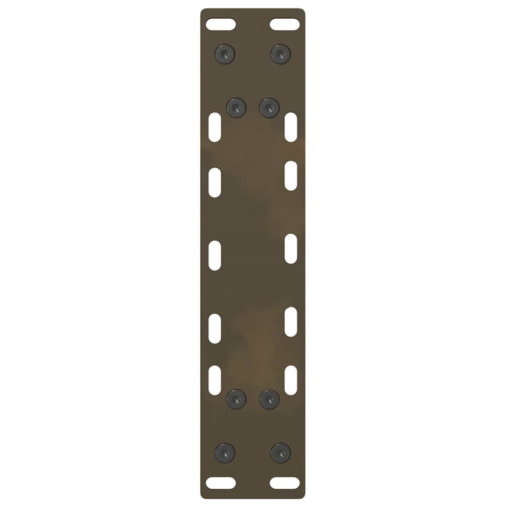 2 db natúr acél konzolasztal láb 38x(72-73) cm acél