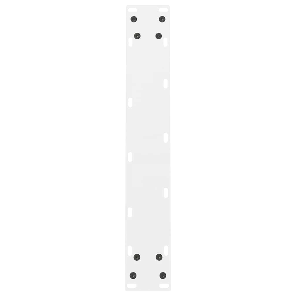 2 db fehér étkezőasztal láb 50 x (72-73) cm acél étkezőasztal láb