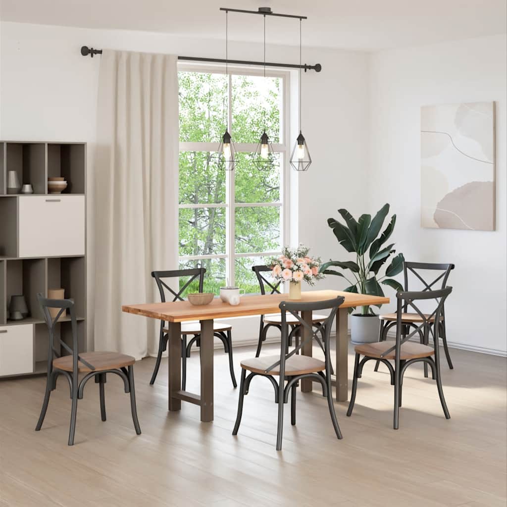 2 db natúr acél étkezőasztal láb 50x(72-73) cm acél