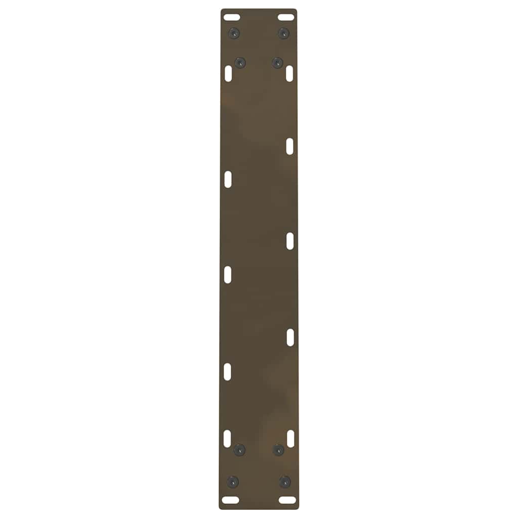 2 db natúr acél étkezőasztal láb 50x(72-73) cm acél