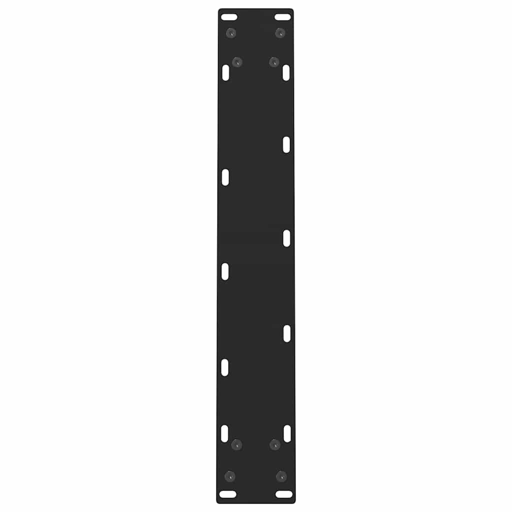 2 db fekete acél étkezőasztal láb 60 x (72-73) cm