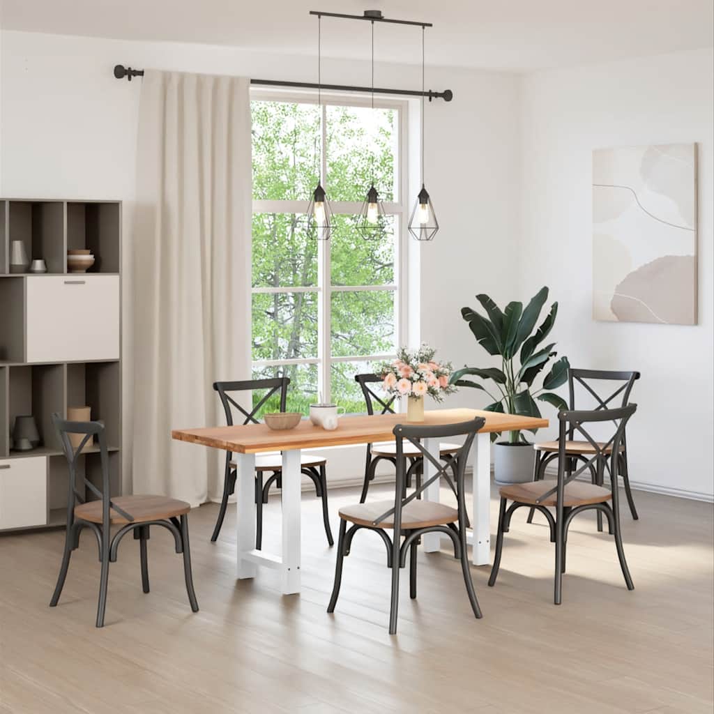 2 db fehér étkezőasztal láb 60 x (72-73) cm acél