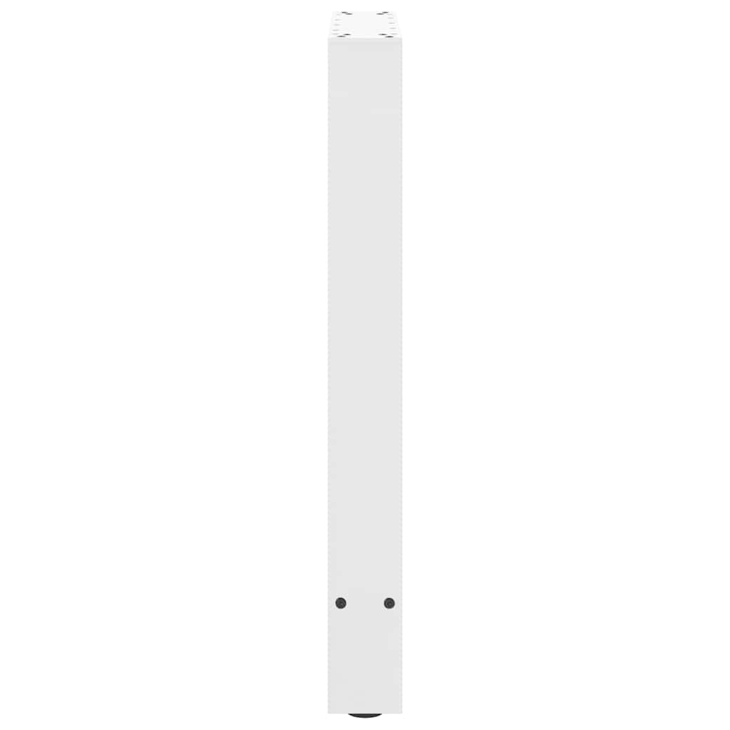 2 db fehér étkezőasztal láb 60 x (72-73) cm acél