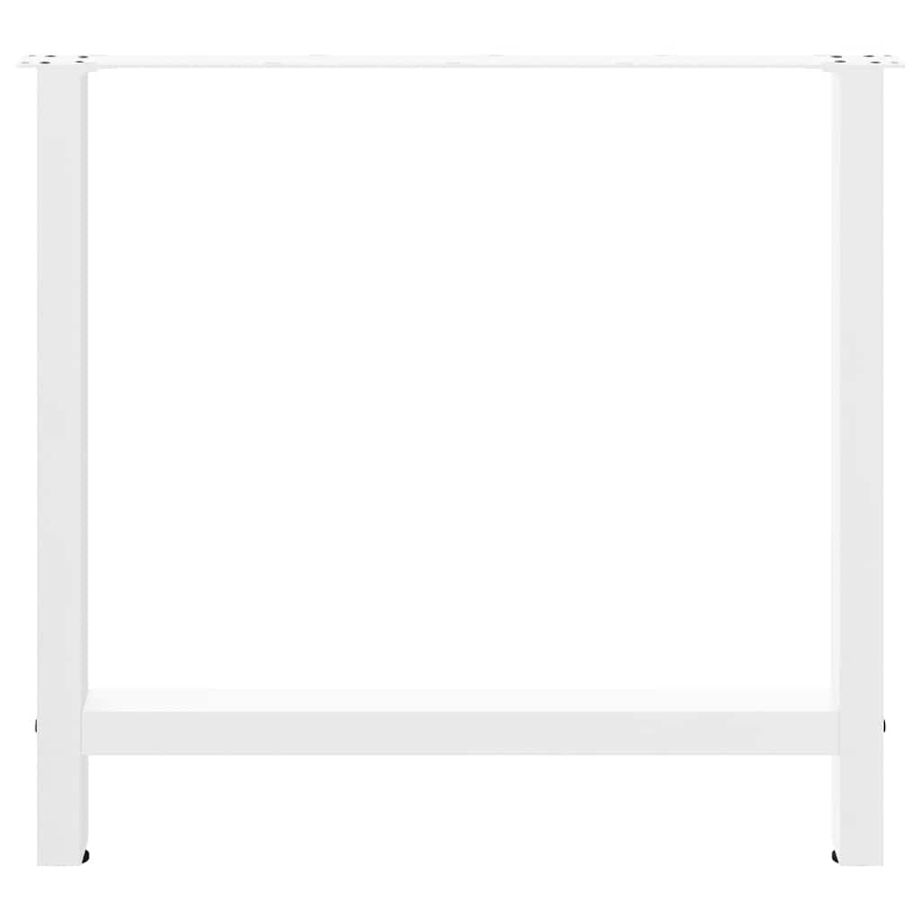 2 db fehér étkezőasztal láb 70 x (72-73) cm acél