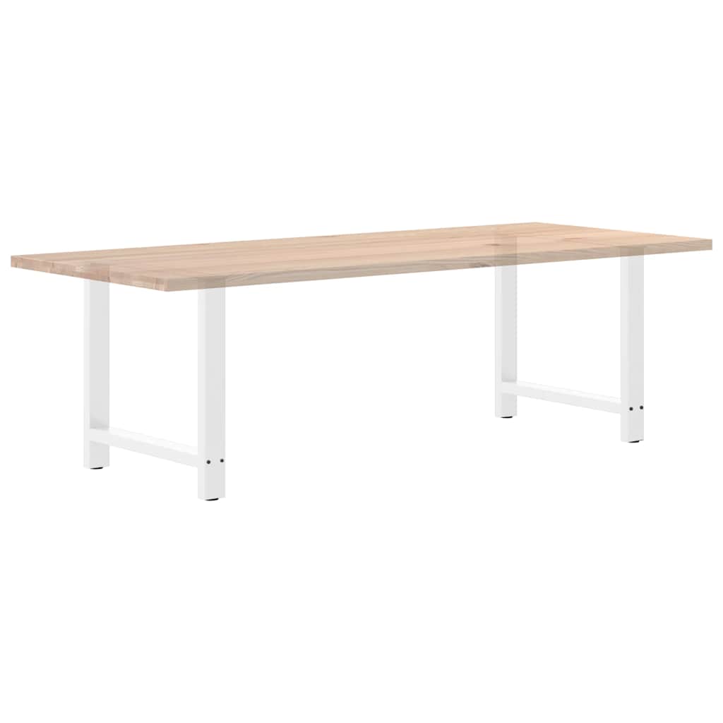 2 db fehér étkezőasztal láb 70 x (72-73) cm acél