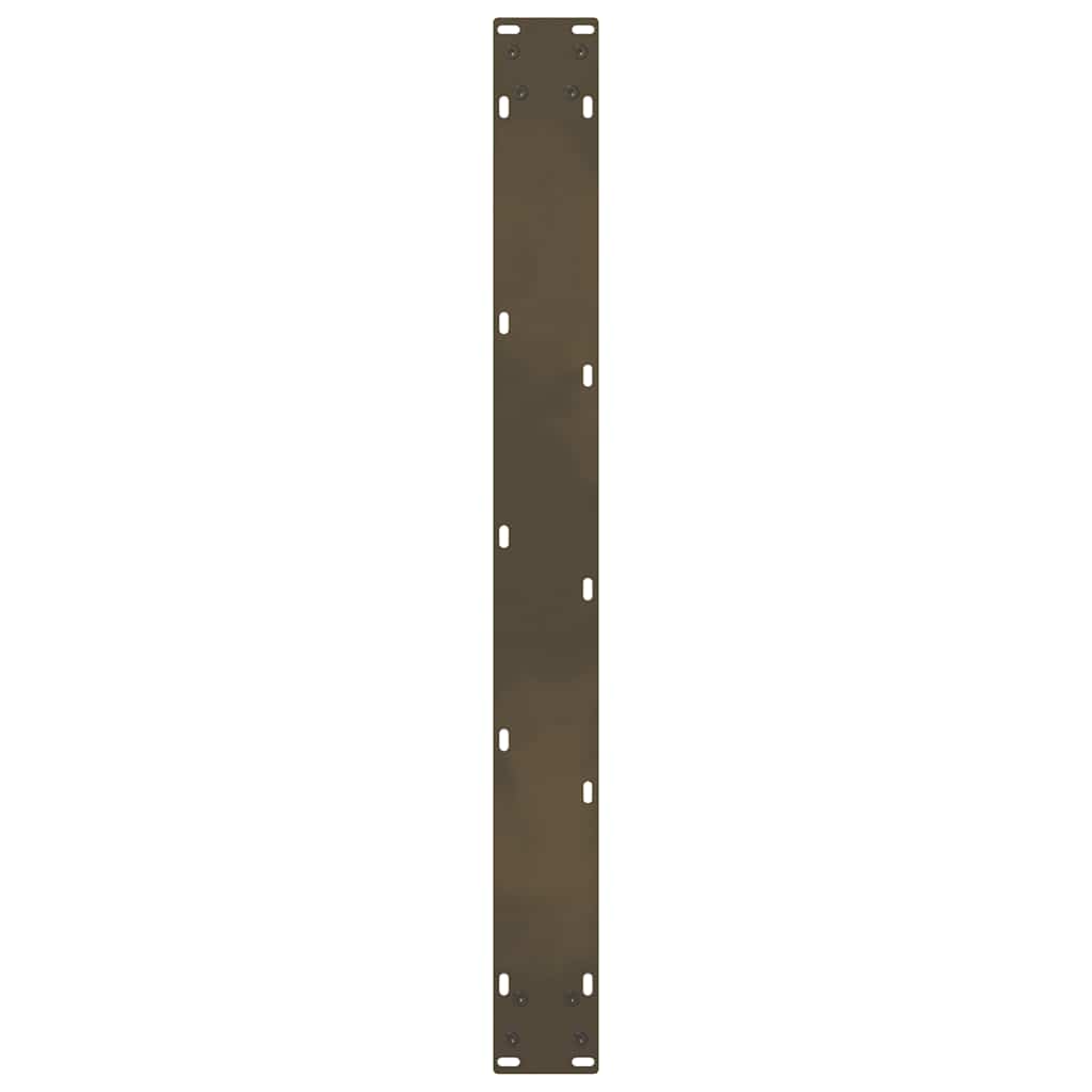 2 db natúr acél étkezőasztal láb 70 x (72-73) cm acél