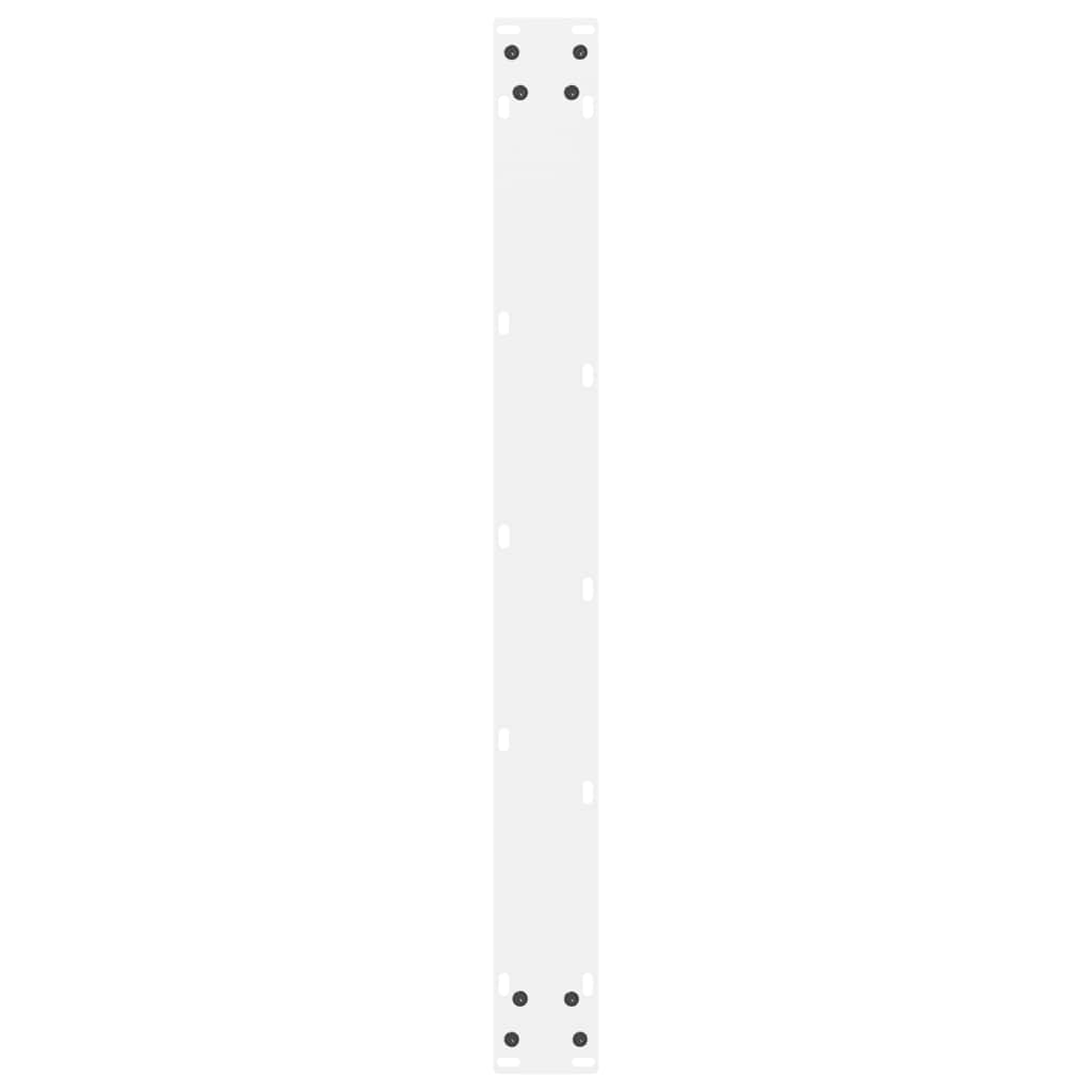 2 db fehér étkezőasztal láb 80 x (72-73) cm acél étkezőasztal láb
