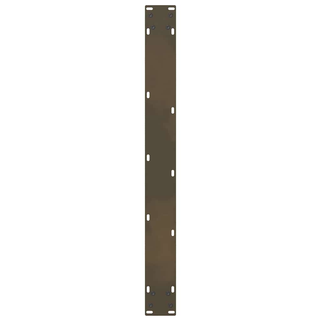 2 db natúr acél étkezőasztal láb 80x(72-73) cm acél
